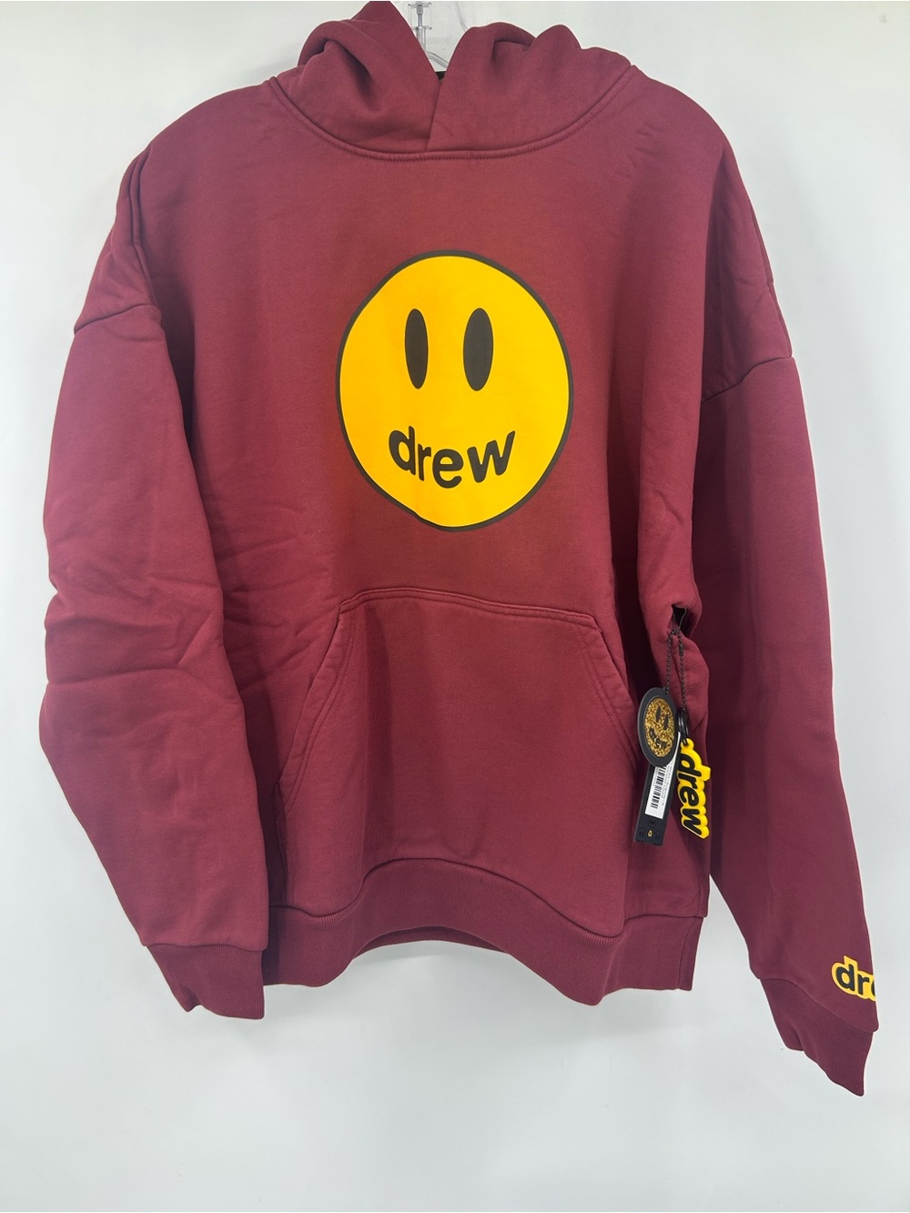 Drew House Mascot Oversized‎ Hoodie Maroon Burgundy Small DH-F31121-MCBG
